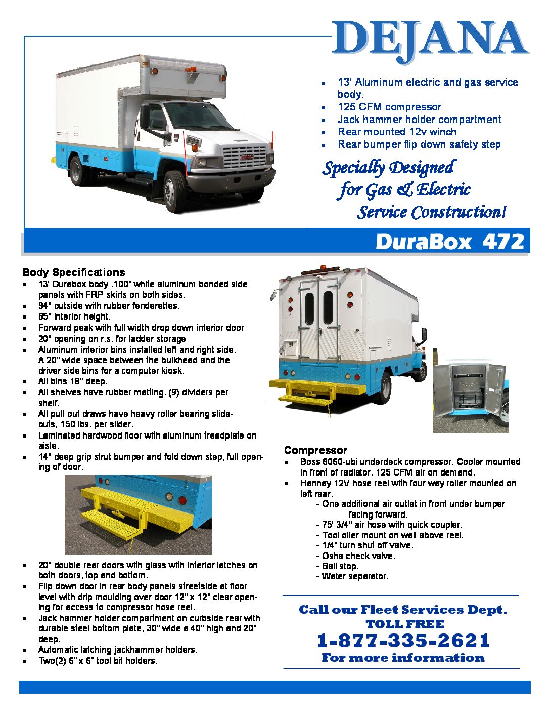 Dejana DuraBox 472 Box Truck Brochure - Dejana Truck &amp; Utility 