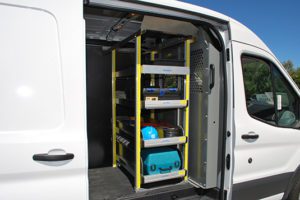 DuraRac Interior Van Shelving - Side DuraRac