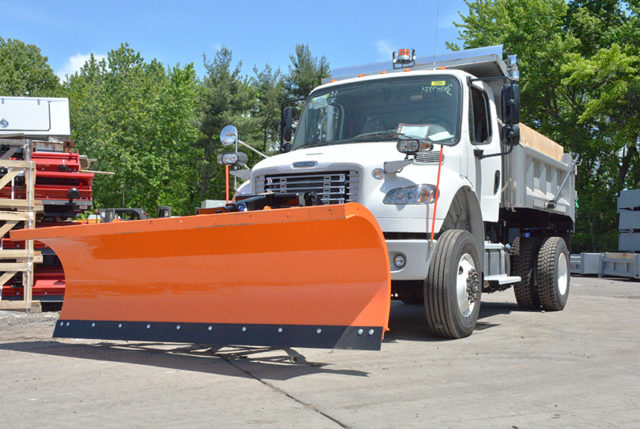 Dejana 5 Yard Crysteel Dump with plow - Dejana Truck & Utility Equipment