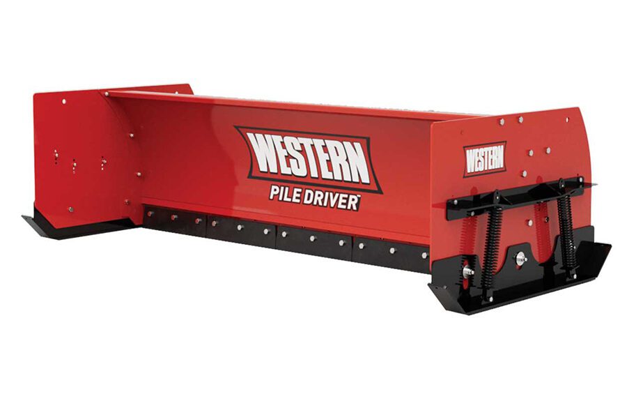 Western Pile Driver Pusher Plow