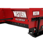 Western Pile Driver Pusher Plow